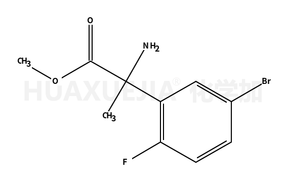 2-amino-2-(5-bromo-2-fluorophenyl)propionic acid methyl ester