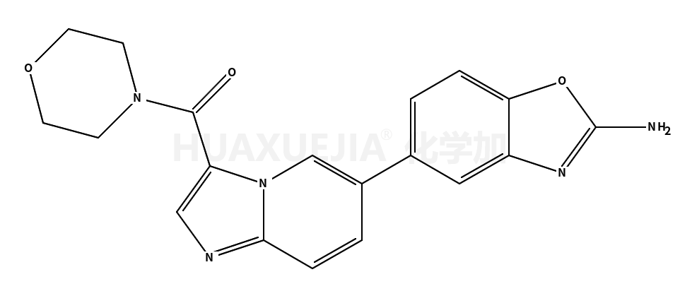 [6-(2-氨基-5-苯并噁唑基)咪唑并[1,2-a]吡啶-3-基]-4-吗啉-甲酮