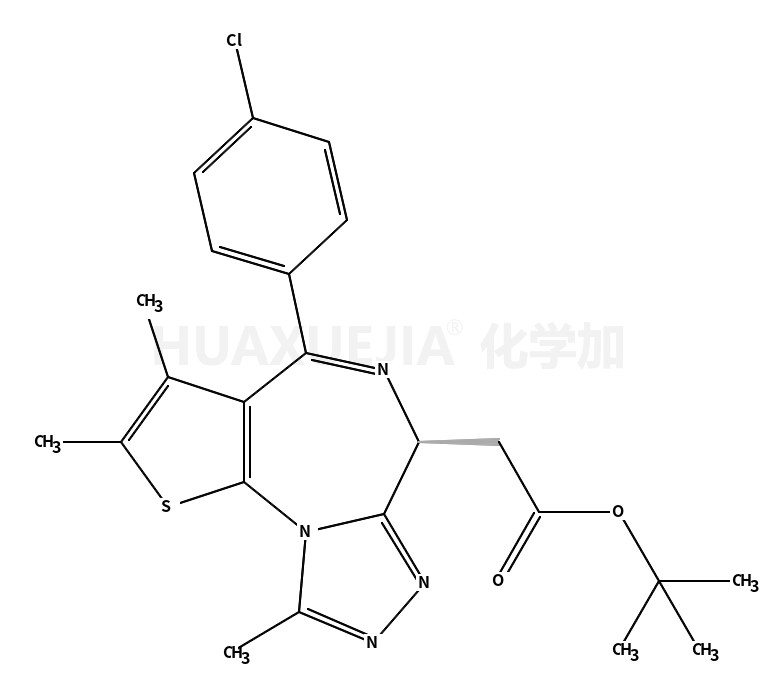 (S)-(+)-2-(4-(4-氯苯基)-2,3,9-三甲基-6H-噻吩并[3,2-F][1,2,4]三唑并[4,3-A][1,4]二氮杂卓-6-基)乙酸叔丁酯