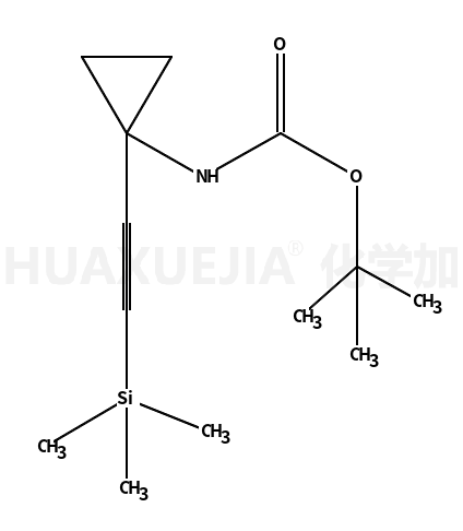 tert-butyl 1-[(trimethylsilyl)ethynyl]cyclopropylcarbamate