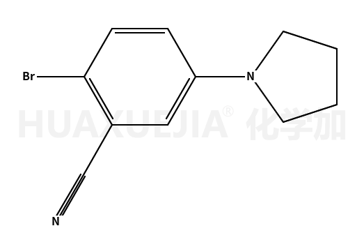 2-溴-5-(1-吡咯烷)苯甲腈