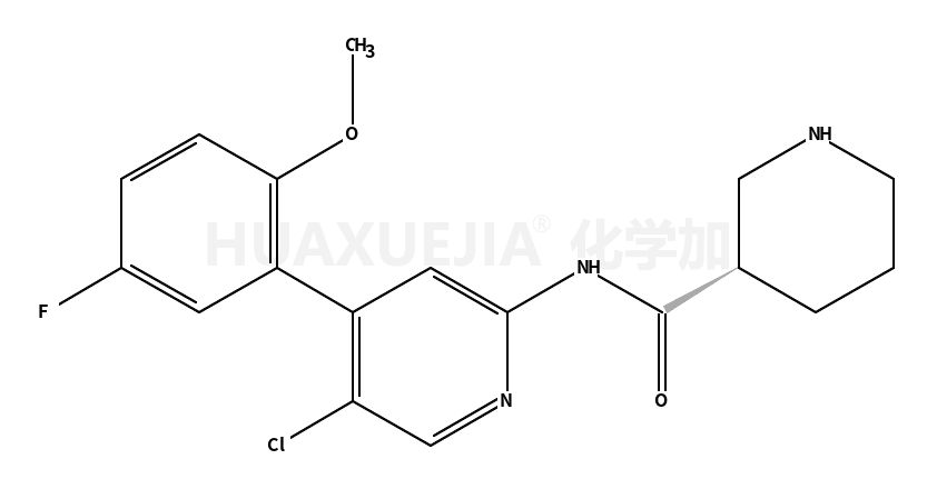 (3R)-N-[5-氯-4-(5-氟-2-甲氧基苯基)-2-吡啶基]-3-哌啶甲酰胺