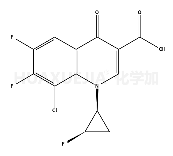 8-氯-6,7-二氟-1-[(1r,2s)-2-氟环丙基]-1,4-二氢-4-氧代-3-喹啉羧酸