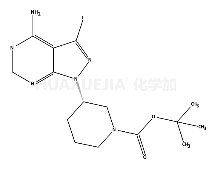 (R)-tert-Butyl 3-(4-amino-3-iodo-1H-pyrazolo[3,4-d]pyrimidin-1-yl)piperidine-1-carboxylate