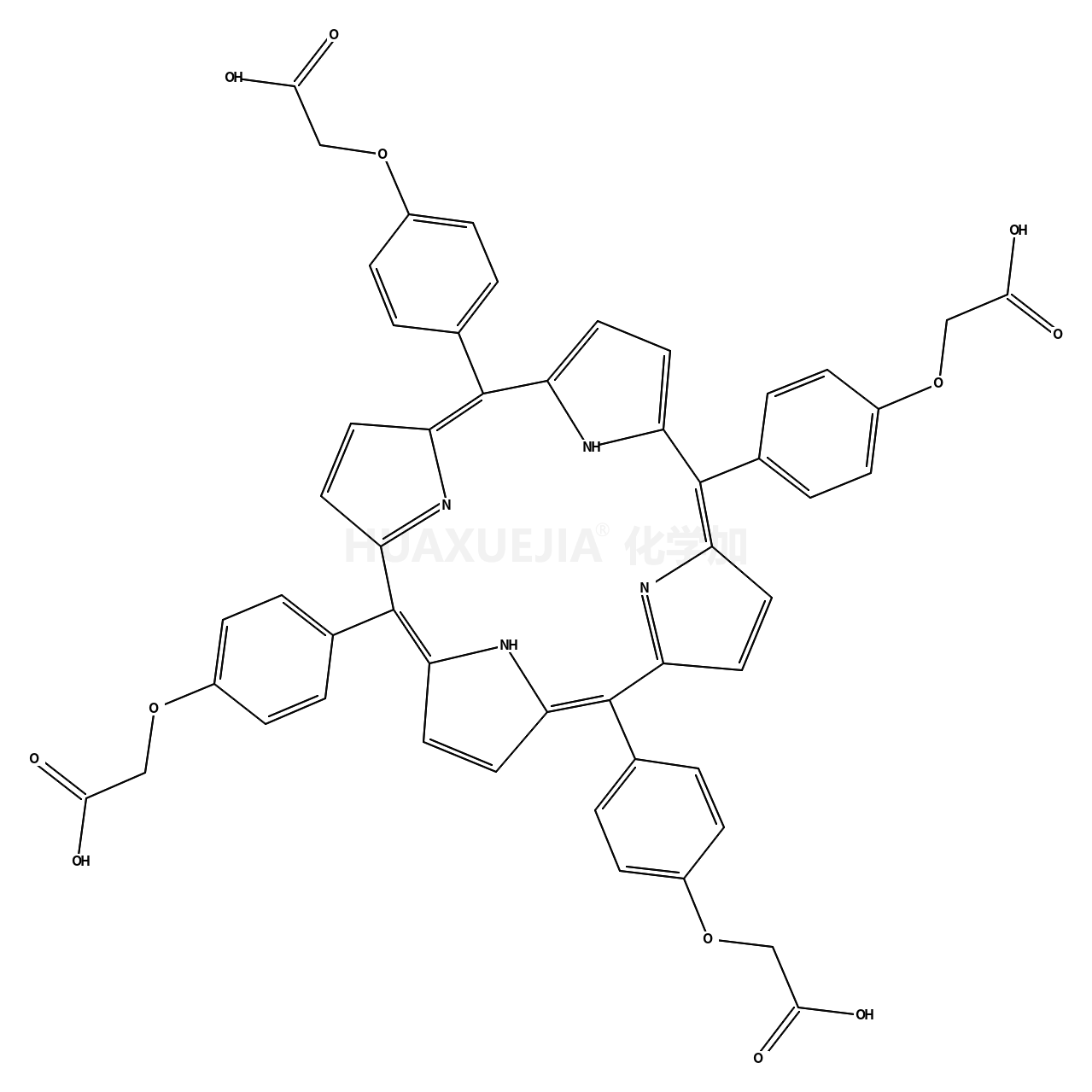 5,10,15,20-四(4-羧基甲氧苯基)-21H,23H-卟吩