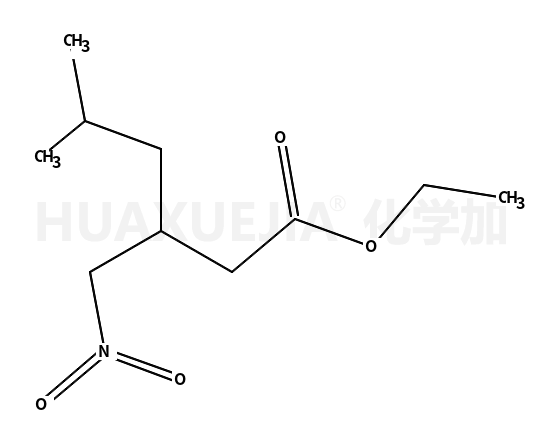 Ethyl 5-methyl-3-(nitromethyl)hexanoate