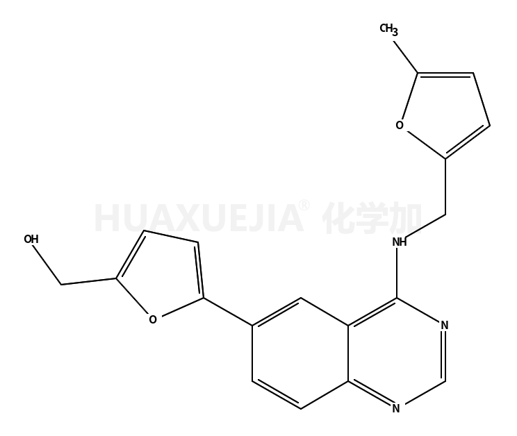 [5-[4-[methyl-(5-methylfuran-2-yl)amino]quinazolin-6-yl]furan-2-yl]methanol