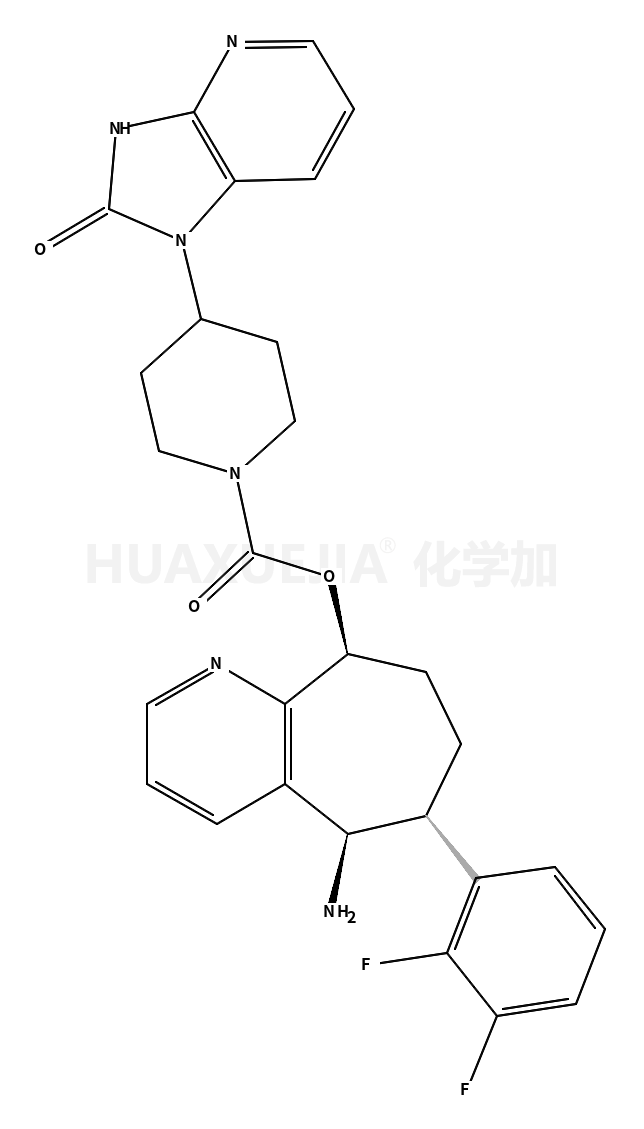 [(5S,6S,9R)-5-amino-6-(2,3-difluorophenyl)-6,7,8,9-tetrahydro-5H-cyclohepta[b]pyridin-9-yl] 4-(2-oxo-3H-imidazo[4,5-b]pyridin-1-yl)piperidine-1-carboxylate