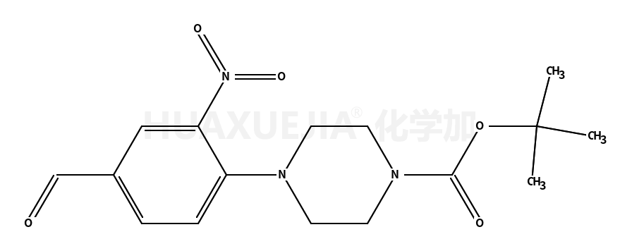 tert-butyl 4-(4-formyl-2-nitrophenyl)piperazine-1-carboxylate