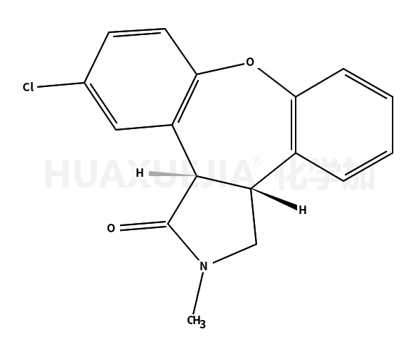 反式-(+/-)-11-氯-2,3,3a,12b-四氫-2-甲基-1H-二苯并[2,3:6,7]氧雜卓并[4,5-c]吡咯-1-酮