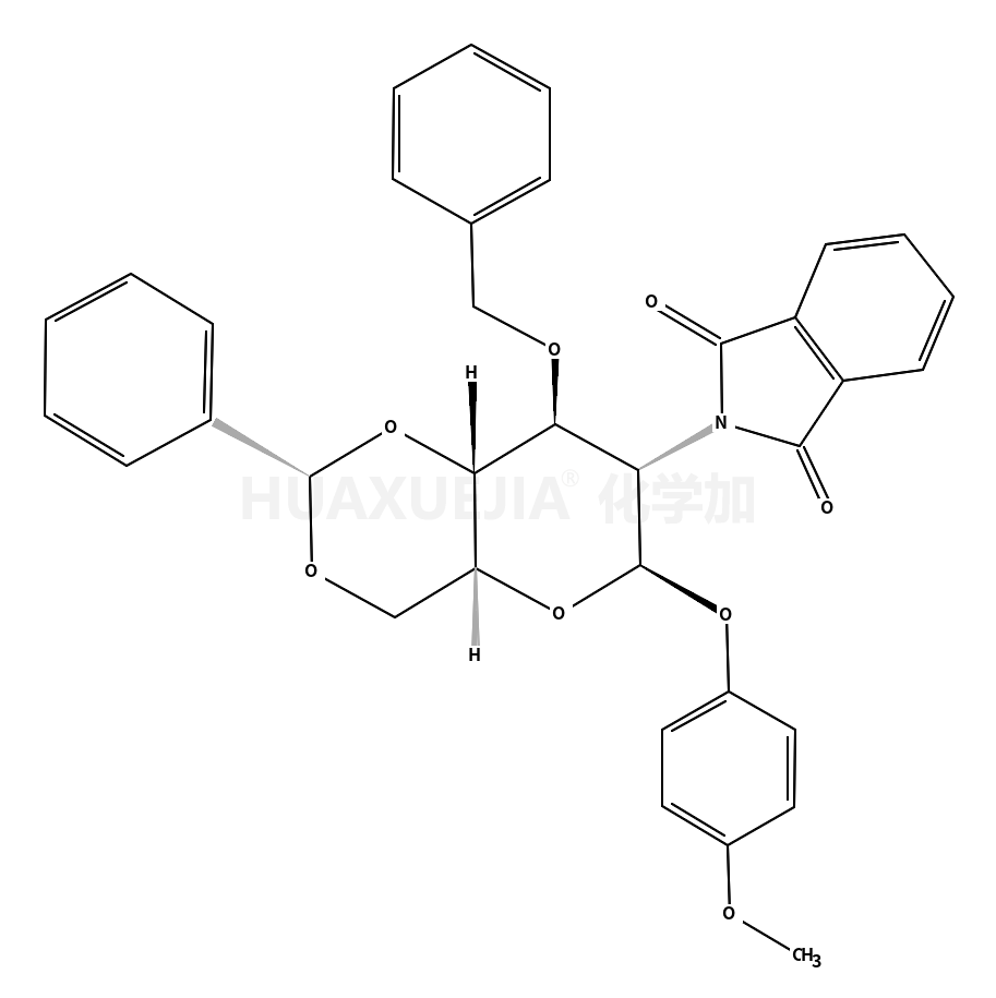 4-甲氧苯基-3-O-苄基-4,6-O-苯亚甲基-2-脱氧-2-苯二甲酰亚氨基-β-D-吡喃葡萄糖苷