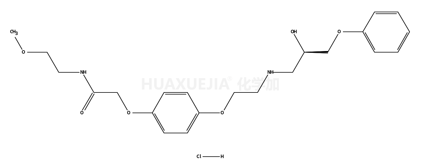 2-[4-[2-[[(2S)-2-hydroxy-3-phenoxypropyl]amino]ethoxy]phenoxy]-N-(2-methoxyethyl)acetamide