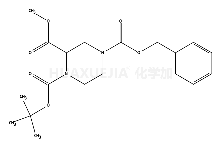 N-1-boc-4-cbz-2-哌嗪羧酸甲酯