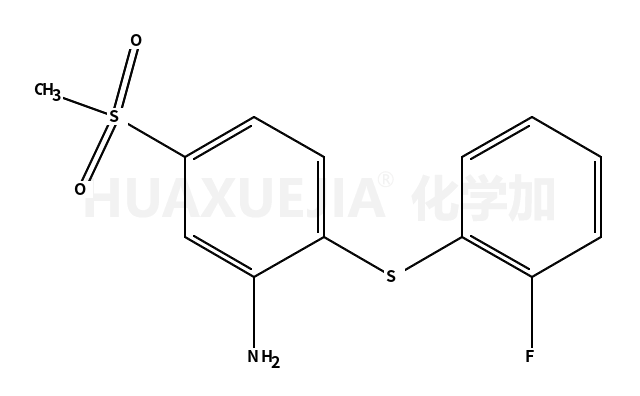 2-(2-氟苯基硫基)-5-(甲基磺酰基)苯胺