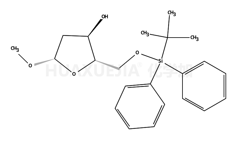 1-甲氧基-5-O-(叔丁基二苯基硅烷)-2-脱氧-beta-D-赤式戊呋喃糖苷