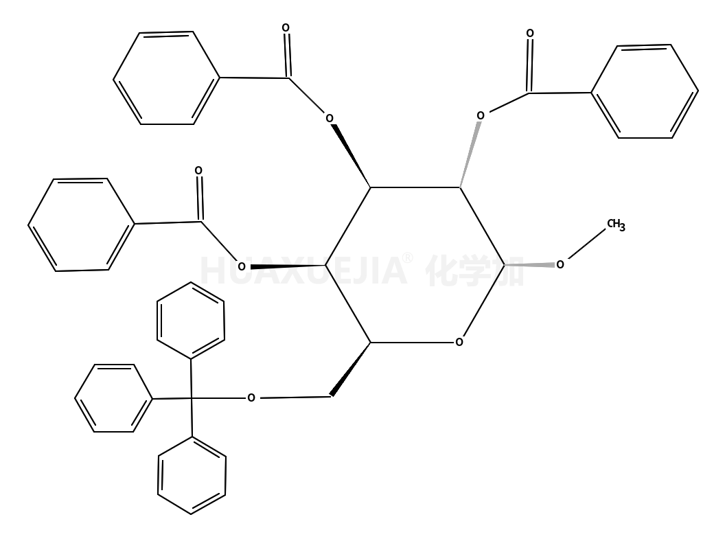 2,3,4-三-O-苯甲酰基-6-O-三苯甲基-α-D-吡喃半乳糖苷甲酯