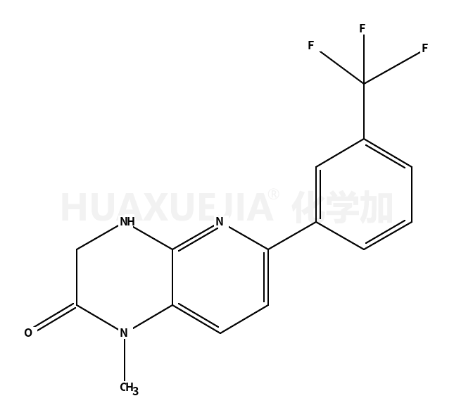 1-Methyl-6-(3-(trifluoromethyl)phenyl)-3,4-dihydropyrido[2,3-b]pyrazin-2(1H)-one