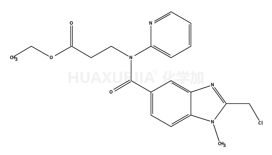 N-[[2-(氯甲基)-1-甲基-1H-苯并咪唑-5-基]羰基]-N-2-吡啶基-beta-丙氨酸乙酯