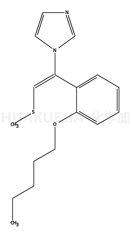 1-[(E)-2-methylsulfanyl-1-(2-pentoxyphenyl)ethenyl]imidazole