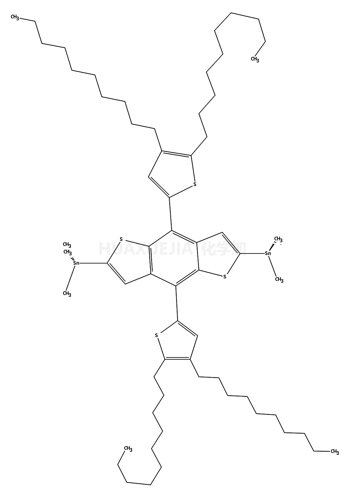 (4,8-雙(2-(4,5-二癸基)噻吩)苯并[1,2-b:4,5-b']二噻吩-2,6-雙基)雙(三甲基錫)
