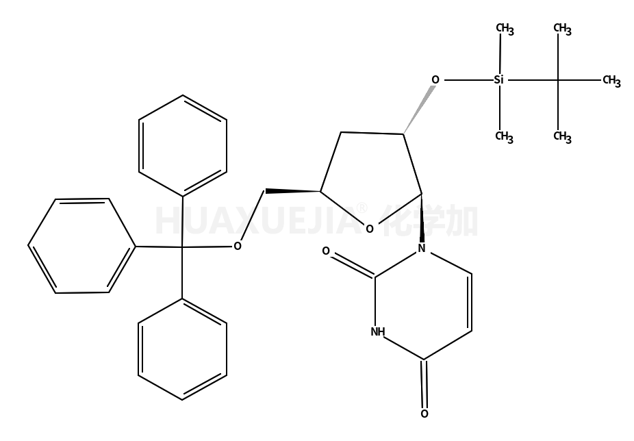 2'-O-(tert-butyldimethylsilyl)-3'-deoxy-5'-O-trityluridine