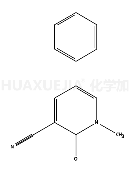 3-Pyridinecarbonitrile, 1,2-dihydro-1-methyl-2-oxo-5-phenyl-