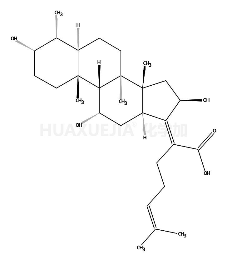 (2Z)-6-methyl-2-[(3R,4S,8S,9R,10S,11R,13R,14R,16S)-3,11,16-trihydroxy-4,10,14-trimethyl-1,2,3,4,5,6,7,8,9,11,12,13,15,16-tetradecahydrocyclopenta[a]phenanthren-17-ylidene]hept-5-enoic acid