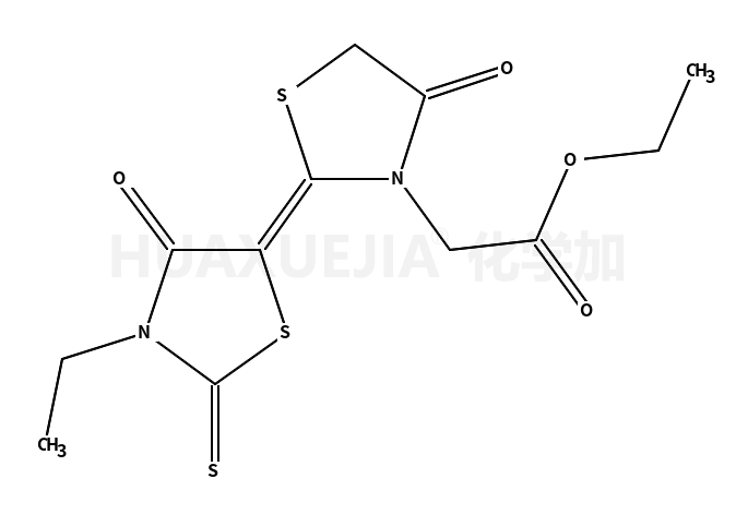 Ethyl [(2Z)-2-(3-ethyl-4-oxo-2-thioxo-1,3-thiazolidin-5-ylidene)- 4-oxo-1,3-thiazolidin-3-yl]acetate