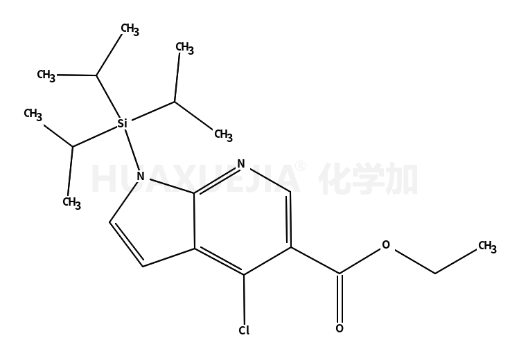 ethyl 4-chloro-1-(triisopropylsilyl)-1H-pyrrolo[2,3-b]pyridine-5-carboxylate