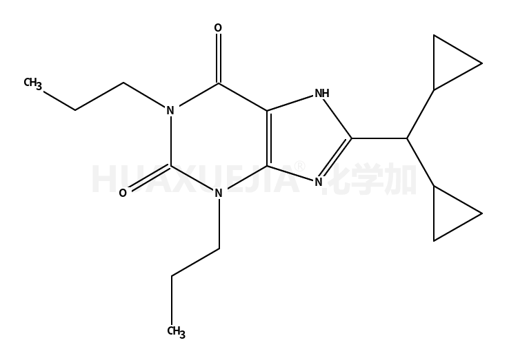 8-(dicyclopropylmethyl)-1,3-dipropyl-7H-purine-2,6-dione