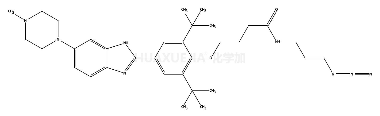N-(3-叠氮基丙基)-4-(2,6-二-叔丁基-4-(6-(4-甲基哌嗪-1-基)-1H-苯并[d]咪唑-2-基)苯氧基)丁酰胺