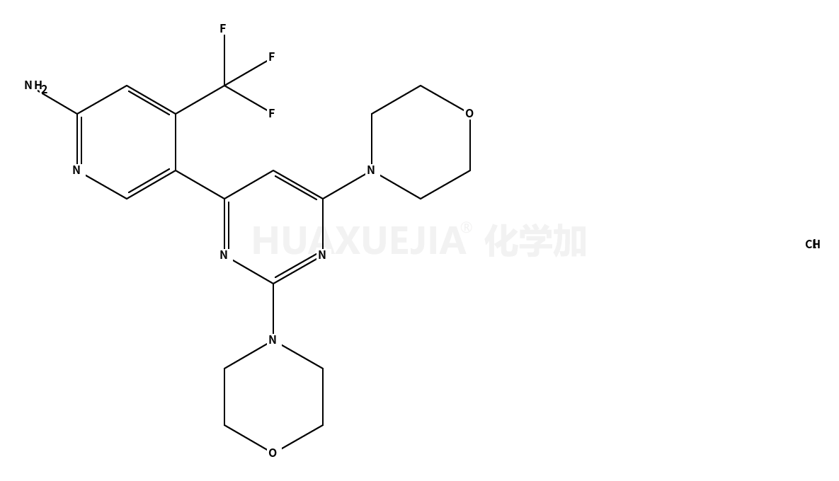 5-(2,6-dimorpholin-4-ylpyrimidin-4-yl)-4-(trifluoromethyl)pyridin-2-amine hydrochloride