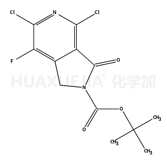 tert-butyl4,6-dichloro-7-fluoro-3-oxo-1,3-dihydro-2H-pyrrolo[3,4-c]pyridine-2-carboxylate