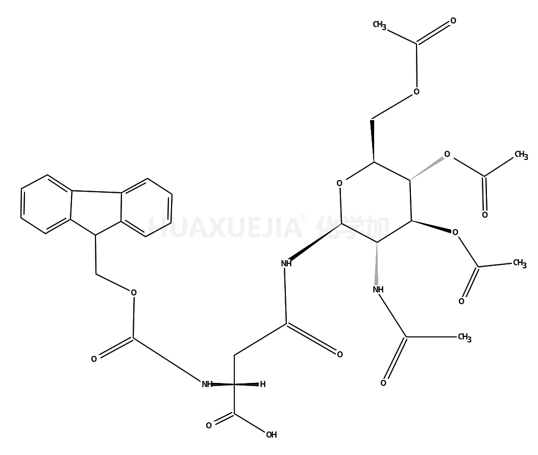 N-(9-芴甲氧羰基)-N’-(2-乙酰氨基-2-脱氧-3,4,6-三-O-乙酰基-beta-D-吡喃葡萄糖基)-L-天冬酰胺