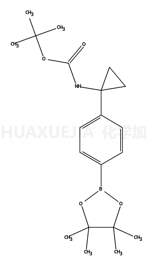 tert-butyl 1-(4-(4,4,5,5-tetramethyl-1,3,2-dioxaborolan-2-yl)phenyl)cyclopropylcarbamate