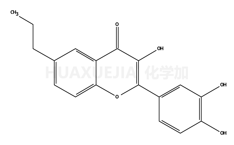 2-(3,4-Dihydroxyphenyl)-3-hydroxy-6-propyl-4H-chromen-4-one