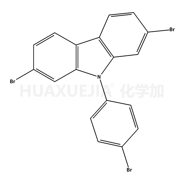 2,7-dibromo-9-（4-bromophenyl）-9H-Carbazole