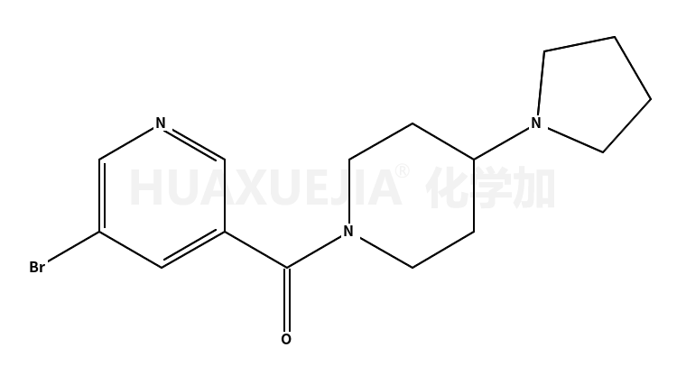 Methanone, (5-​bromo-​3-​pyridinyl)​[4-​(1-​pyrrolidinyl)​-​1-​piperidinyl]​-