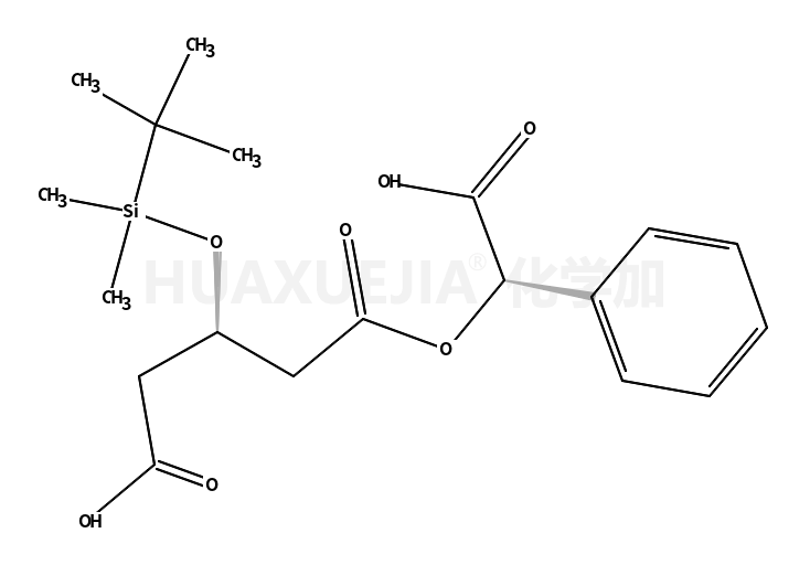(3R)-3-叔丁基二甲基硅氧基戊二酸-1-(R)-(-)-扁桃酸酯