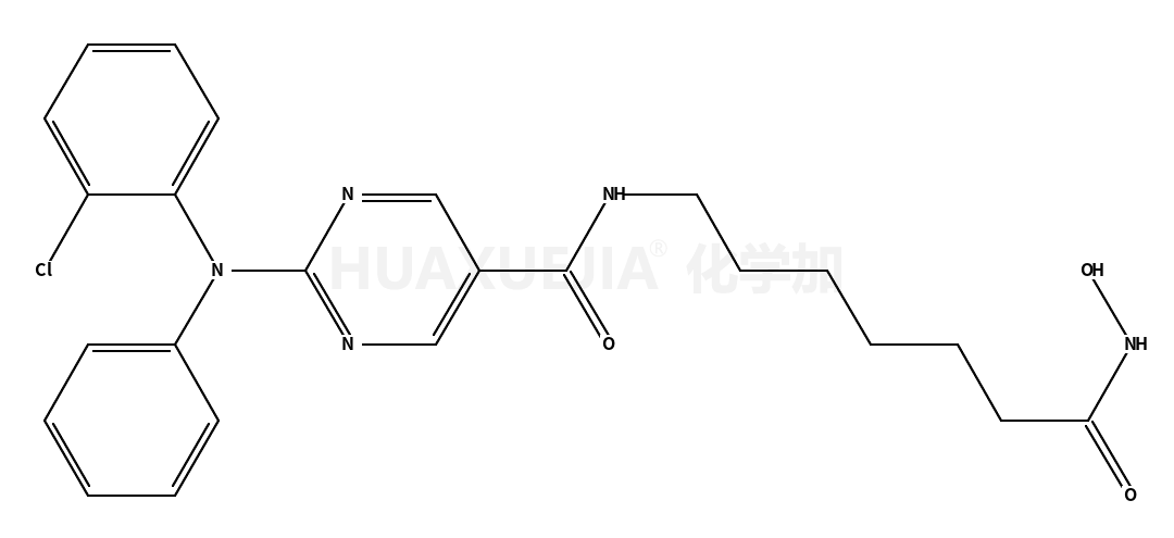 2-((2-Chlorophenyl)(phenyl)amino)-N-(7-(hydroxyamino)-7-oxoheptyl)pyrimidine-5-carboxamide