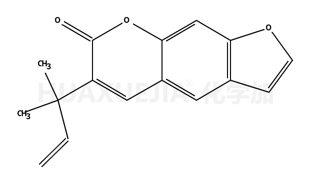 6-(2-methylbut-3-en-2-yl)furo[3,2-g]chromen-7-one