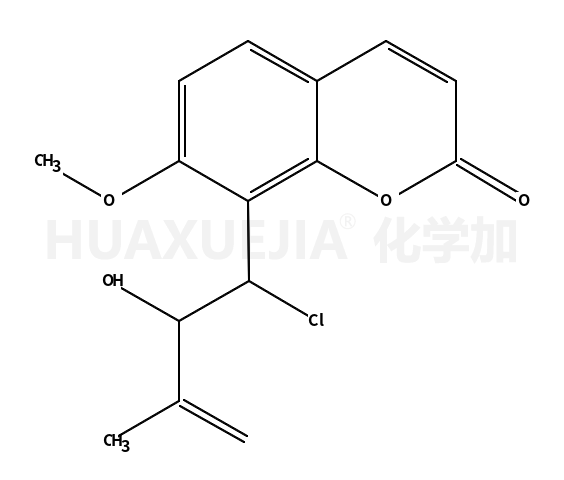 8-(1-CHLORO-2-HYDROXY-3-METHYL-BUT-3-ENYL)-7-METHOXY-CHROMEN-2-ONE