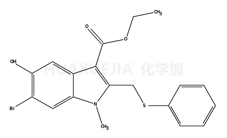 6-溴-5-羟基-1-甲基-2-(苯基硫甲基)吲哚-3-甲酸乙酯