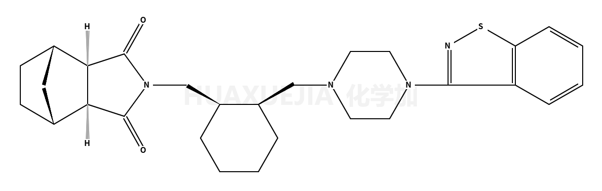 (3aR,4S,7R,7aS)-2-[[(1S,2R)-2-[[4-(1,2-苯并异噻唑-3-基)-1-哌嗪基]甲基]环己基]甲基]六氢-4,7-甲桥-1H-异吲哚-1,3(2H)-二酮