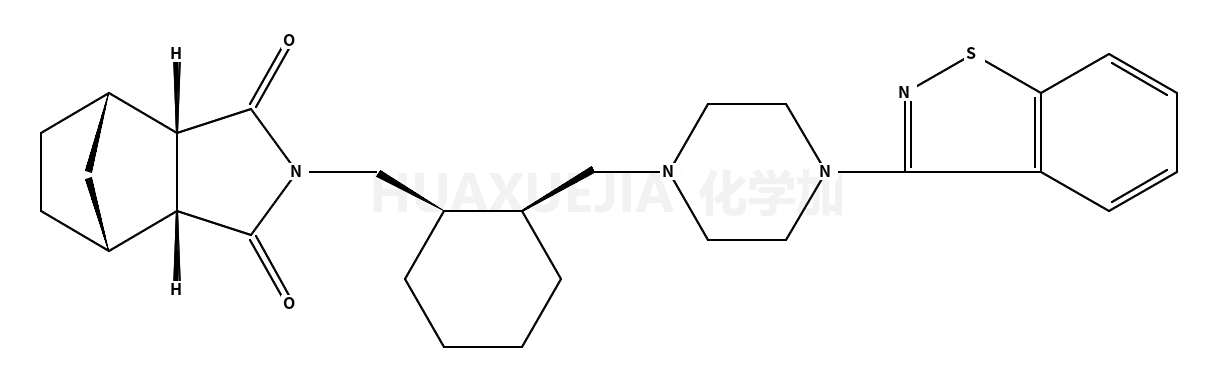 (3aR,4R,7S,7aS)-2-[[(1S,2R)-2-[[4-(1,2-苯并異噻唑-3-基)-1-哌嗪基]甲基]環己基]甲基]六氫-4,7-甲橋-1H-異吲哚-1,3(2H)-二酮