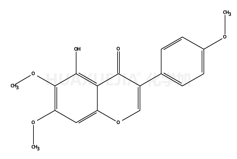 4H-1-苯并吡喃-4-酮,5-羟基-6,7-二甲氧基-3-(4-甲氧苯基)-