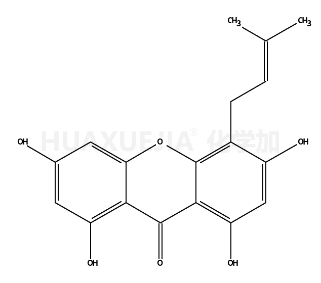 1,3,6,8-tetrahydroxy-4-(3-methyl-2-buten-1-yl)-9H-Xanthen-9-one