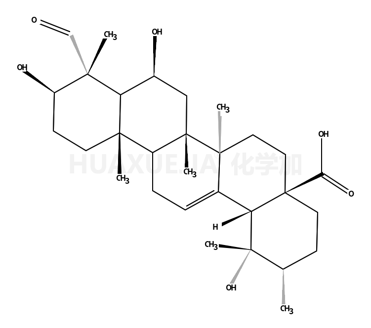 3,6,19-Trihydroxy-23-oxo-12-ursen-28-oic acid