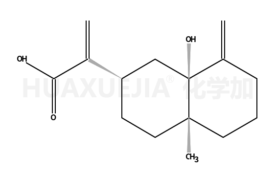 2-[(2R,4aR,8aS)-8a-Hydroxy-4a-methyl-8-methylenedecahydro-2-napht halenyl]acrylic acid
