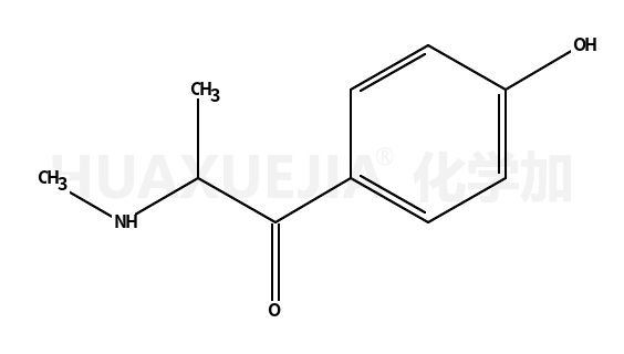 1-(4-hydroxy-phenyl)-2-methylamino-propan-1-one